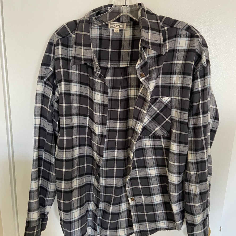 Flannel button down